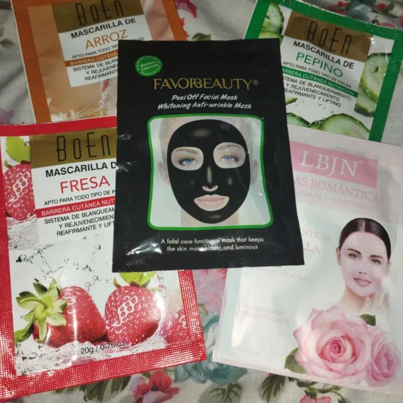 Mascarillas peel-off 