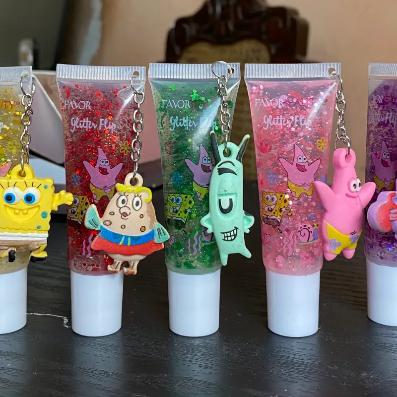 Brilllo de labio colgastes te Bob esponja 