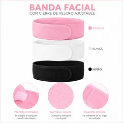 Banda para facial con pegatina