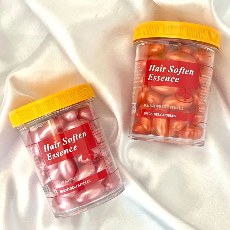 Cápsula capilar de Softgel pote 60 Uds