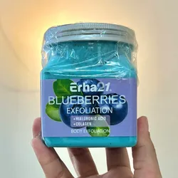 Exfoliante corporal de arándanos