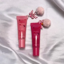 Lip Gloss con pompón