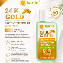 Protector solar Karite de 24K gold