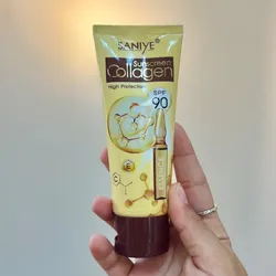 Protector solar Saniye con base de maquillaje