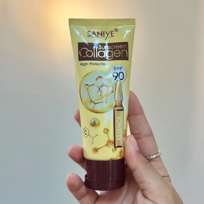 Protector solar Saniye con base de maquillaje