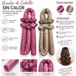 Rizador de cabello sin calor