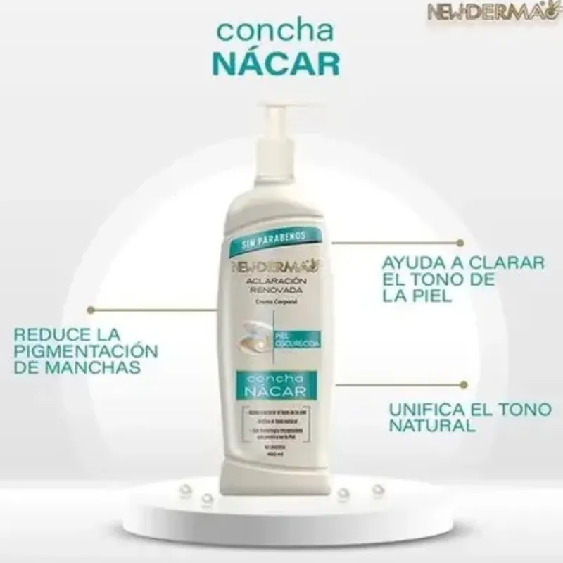 Crema Corporal De Concha Nácar