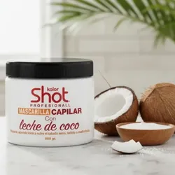 Mascarilla Capilar Con Leche De Coco