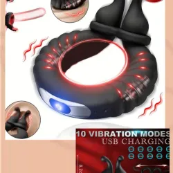Anillo vibrador doble estimulación