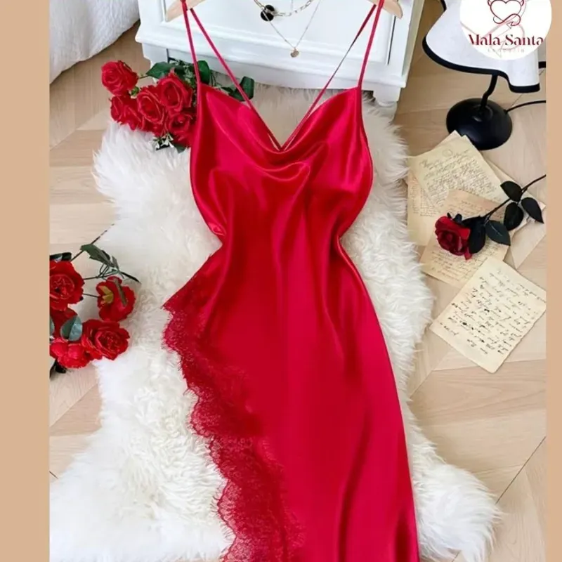 Babydoll satinado