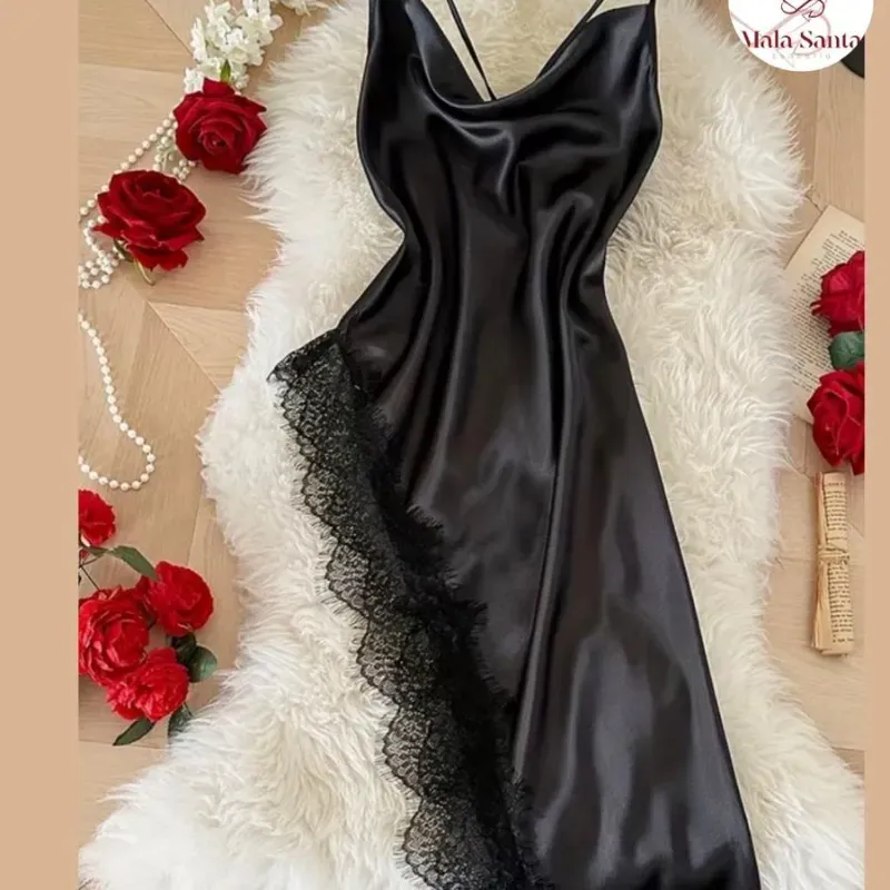 Babydoll satinado