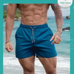 Bañador de hombre azul