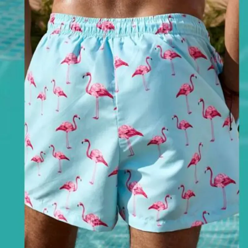 Bañador de hombre con flamencos