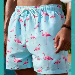 Bañador de hombre con flamencos