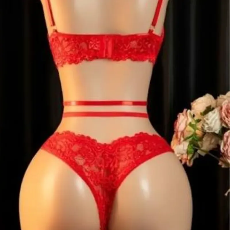 Body rojo con medias