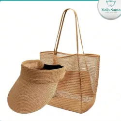 Bolso de playa y sombrerito