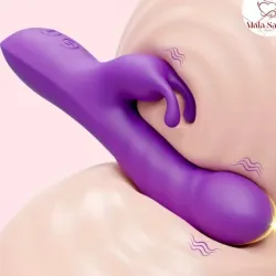 Conejito doble estimulacion morado