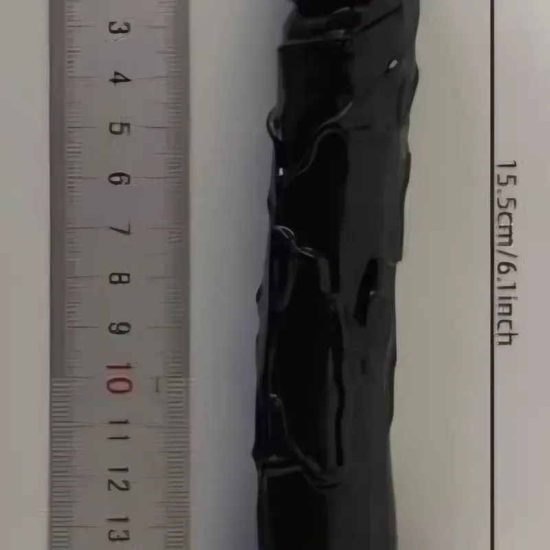 Dildo de silicona negro talla S