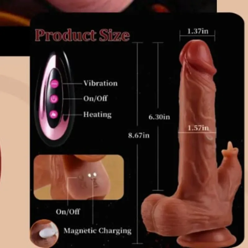 Dildo realista doble estimulacion