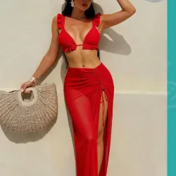Juego de 3 piezas rojo