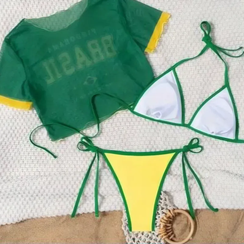 Juego de bikini Brazil