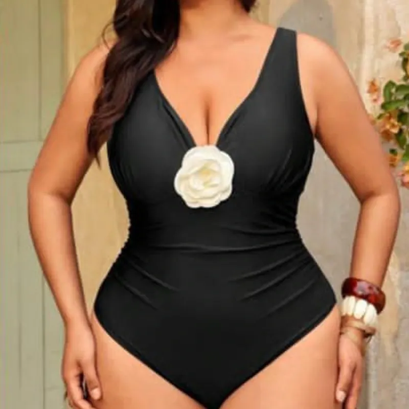 Juego de bikini con paredo negro