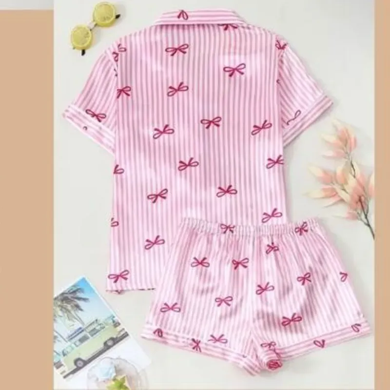 Pijama de lazos coquette