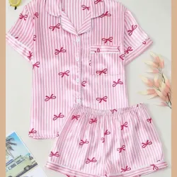 Pijama de lazos coquette