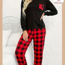 Pijama mangas largas