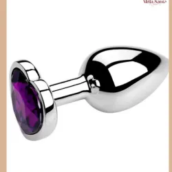 Plug anal joya morada