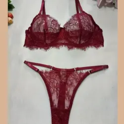 Set de 2 piezas burdeos