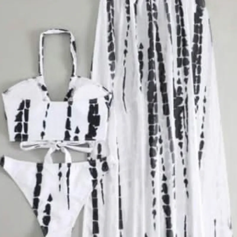 Set de 3 piezas blanca y negra