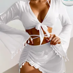 Set de 4 piezas blanca