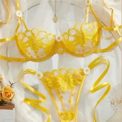 Set de dos piezas amarillo