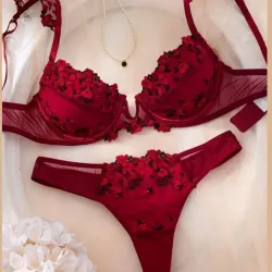 Set de dos piezas rojo