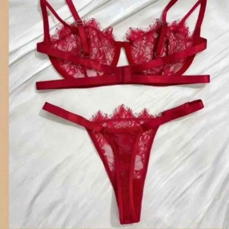 Set de lenceria rojo