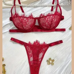 Set de lenceria rojo
