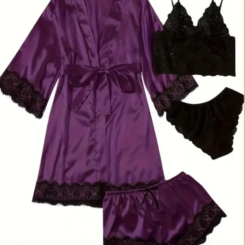 Set de pijama con bata 
