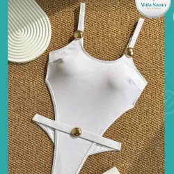 Truza de hilo blanca