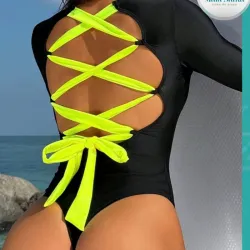 Truza de mangas largas de hilo