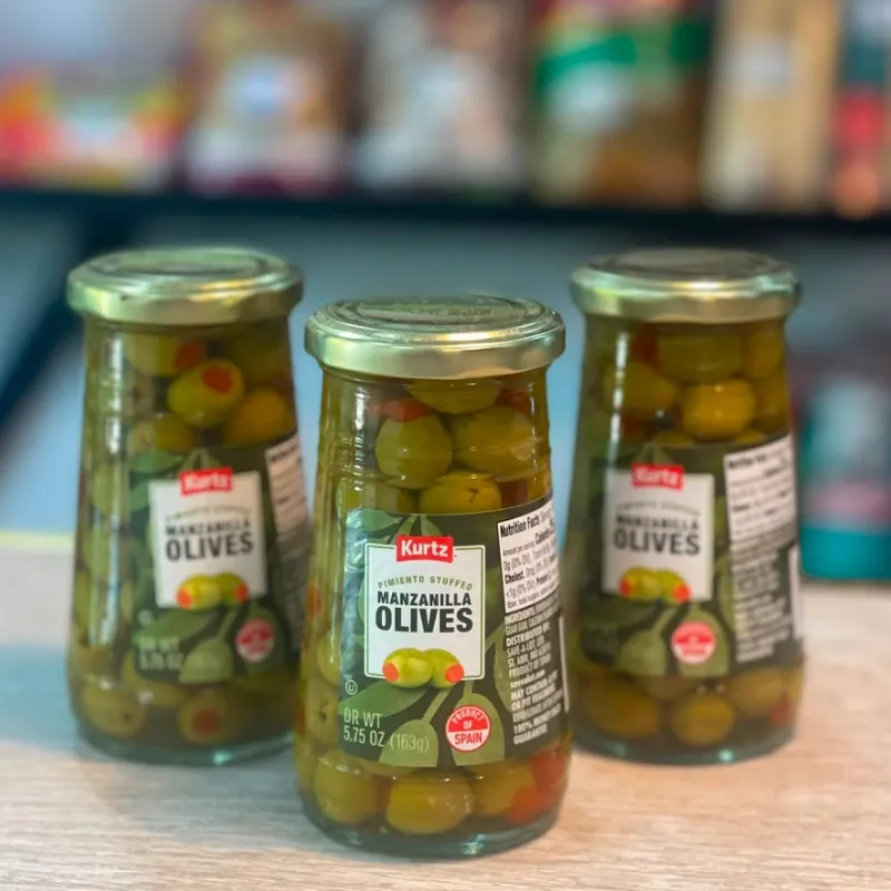 Aceituna fina con pimiento 163g