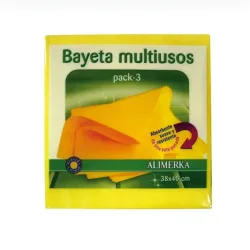 Bayeta Multiusos Amarilla ALIMERKA paq.3U