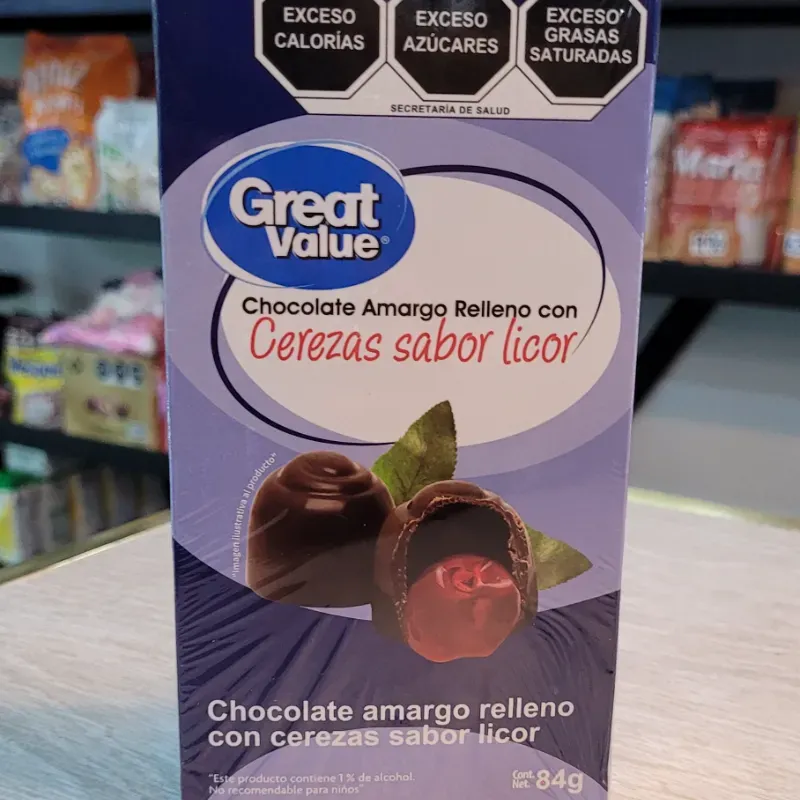 BOMBONES RELLENOS CON CEREZA SABOR LICOR