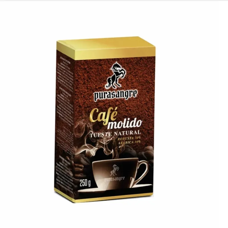 Café molido tueste natural Pura sangre  250gr