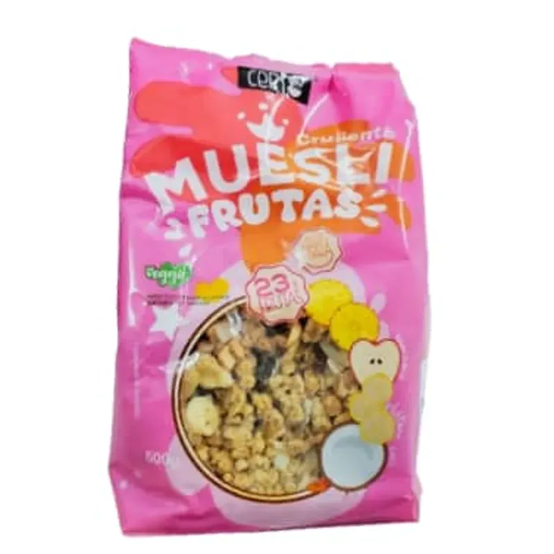 Cereal Muesli Crujiente con Frutas  