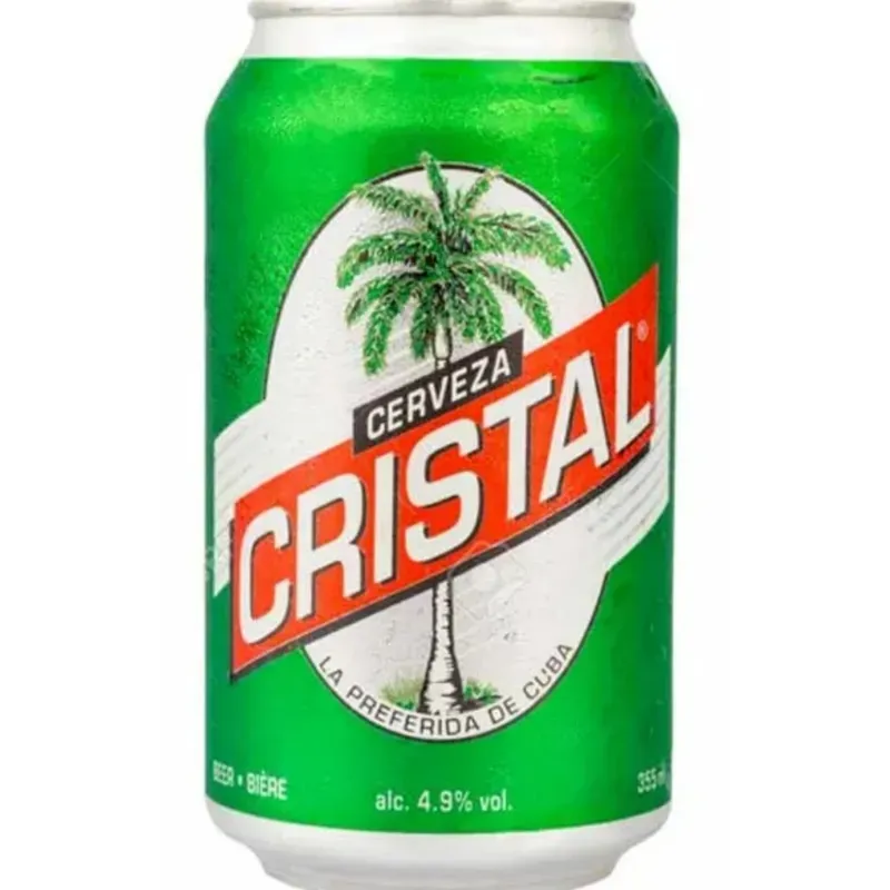 Cerveza Cristal de Lata 4.9%vol