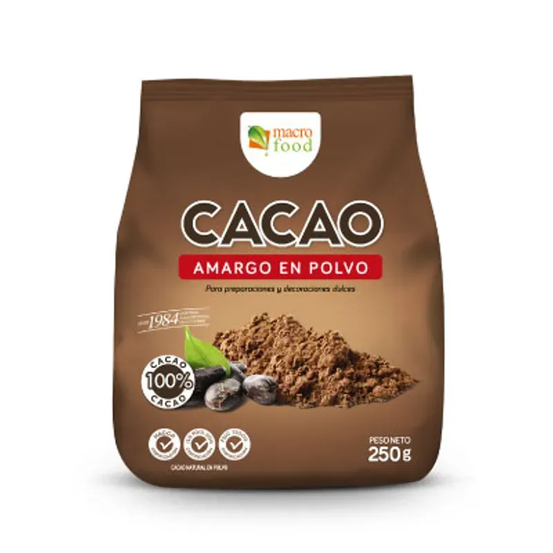 Chocolate Amargo en Polvo