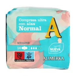 Compresa con alas ALIMERKA 14 PCS