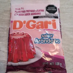 GELATINA D'GARI SABOR ARÁNDANOS 120GR