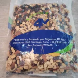 MIX MANI SALADO, ALMENDRAS, PASA RUBIA 1KG 